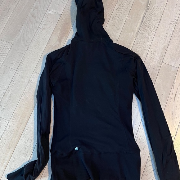 Lululemon Women's In Flux Jacket Black 8 Reversible Full Zip Hood reversible - Picture 6 of 10